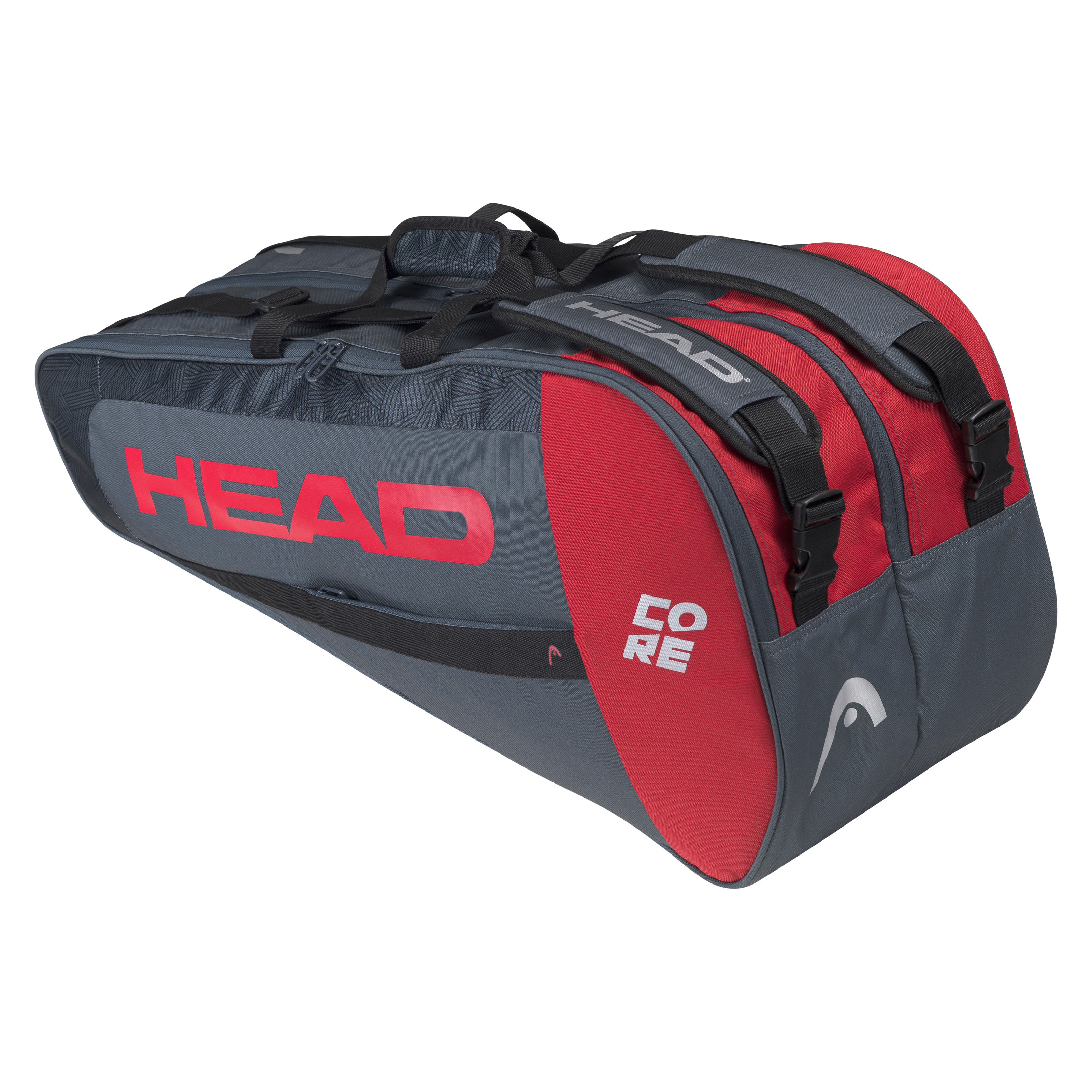 Head Core 6R Combi Bag Grey/Red - OLD